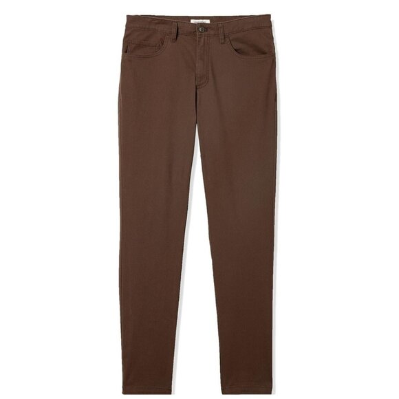 Goodthreads Pants Mens 31x34 Brown Fit 5 Pocket Chino Casual Cotton - Picture 5 of 15